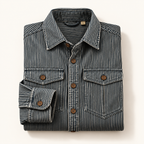 The Bennett Striped Denim Shirt