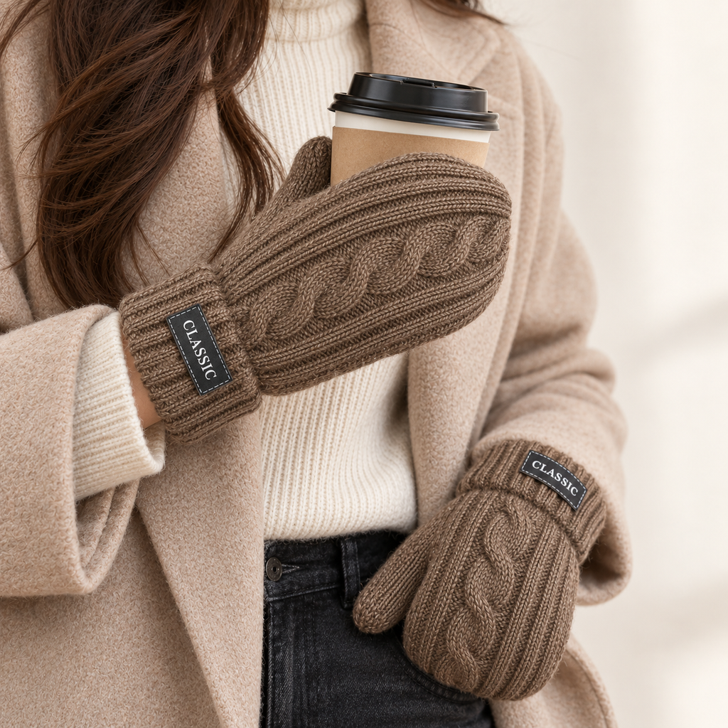 The Everly Cozy Knit Mittens