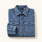 The Bennett Striped Denim Shirt