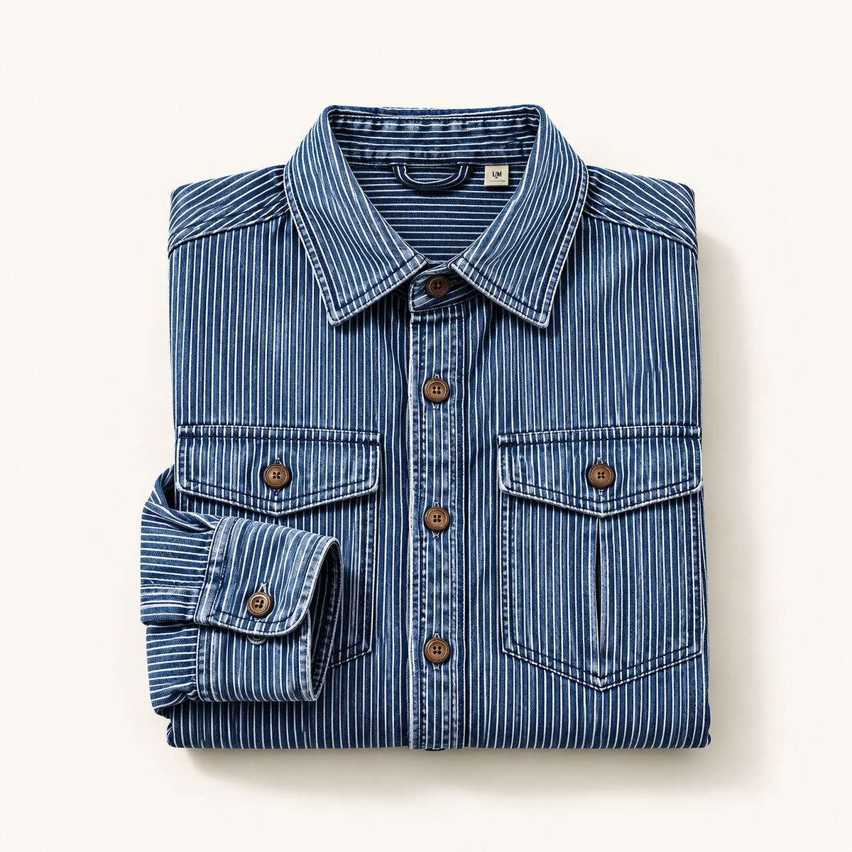 The Bennett Striped Denim Shirt