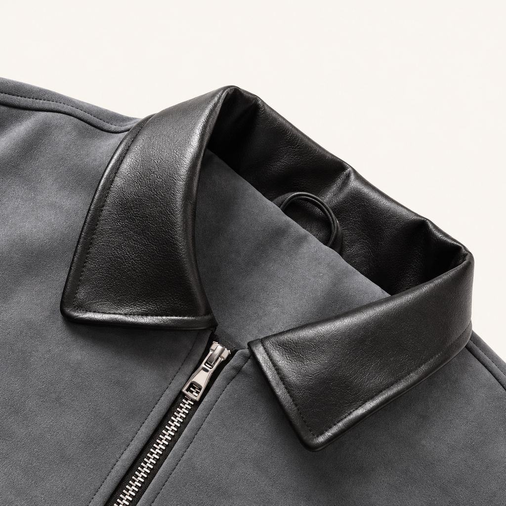 The Bennett Suede Bomber Jacket
