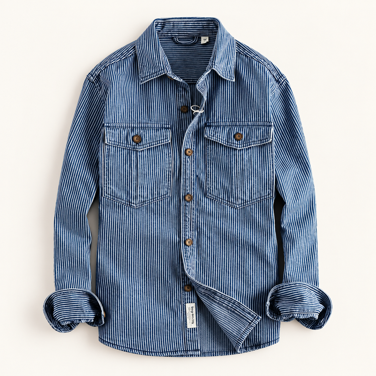 The Bennett Striped Denim Shirt