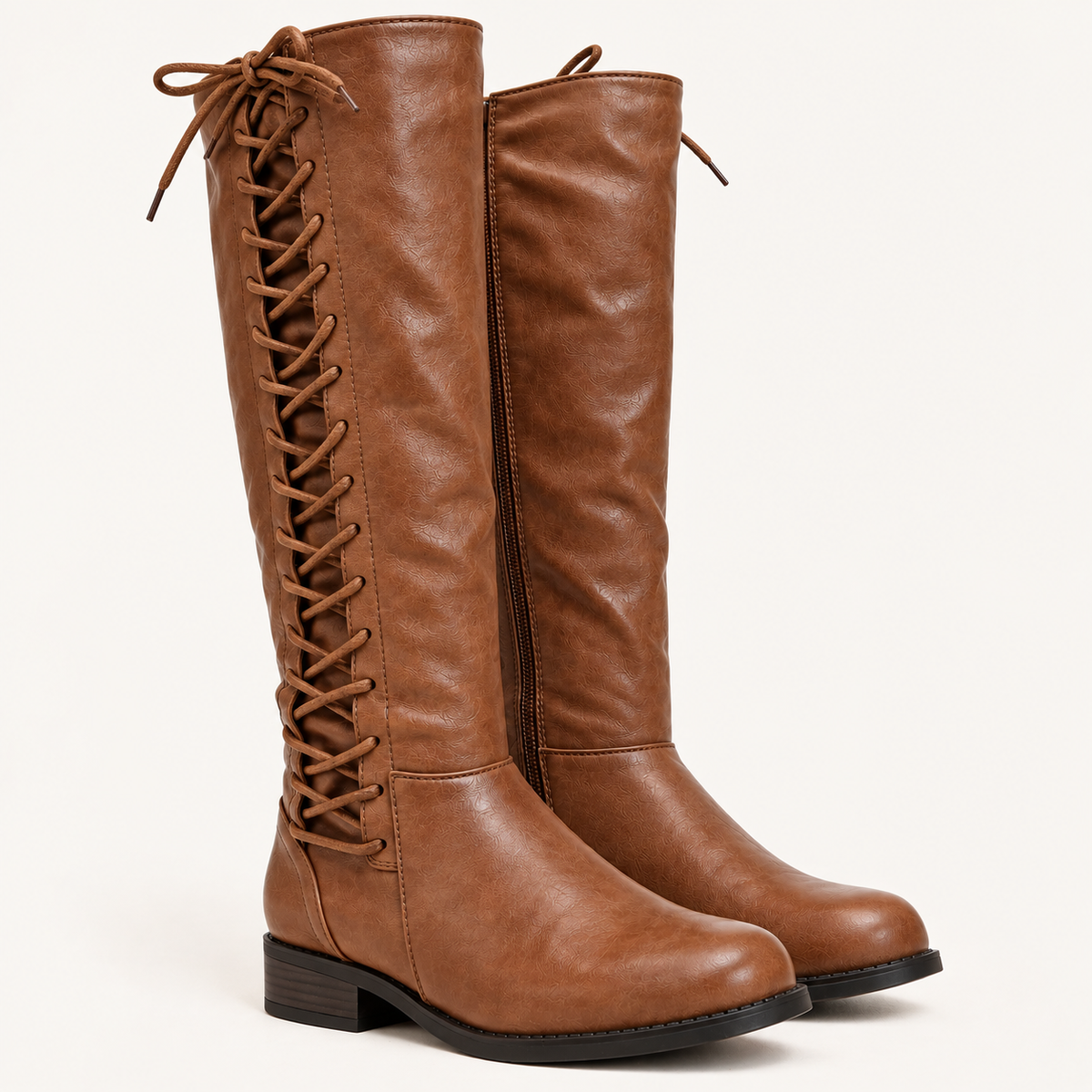 The Colette Side Lace Boots