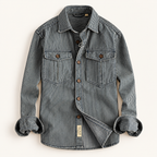 The Bennett Striped Denim Shirt