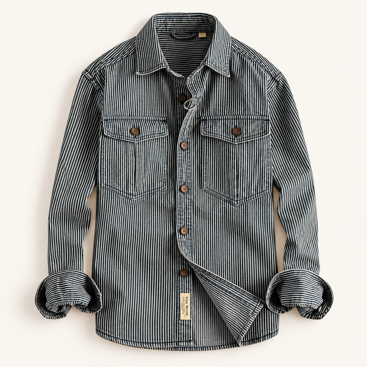 The Bennett Striped Denim Shirt