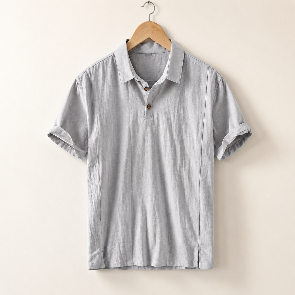 Enzo Linen Polo Shirt