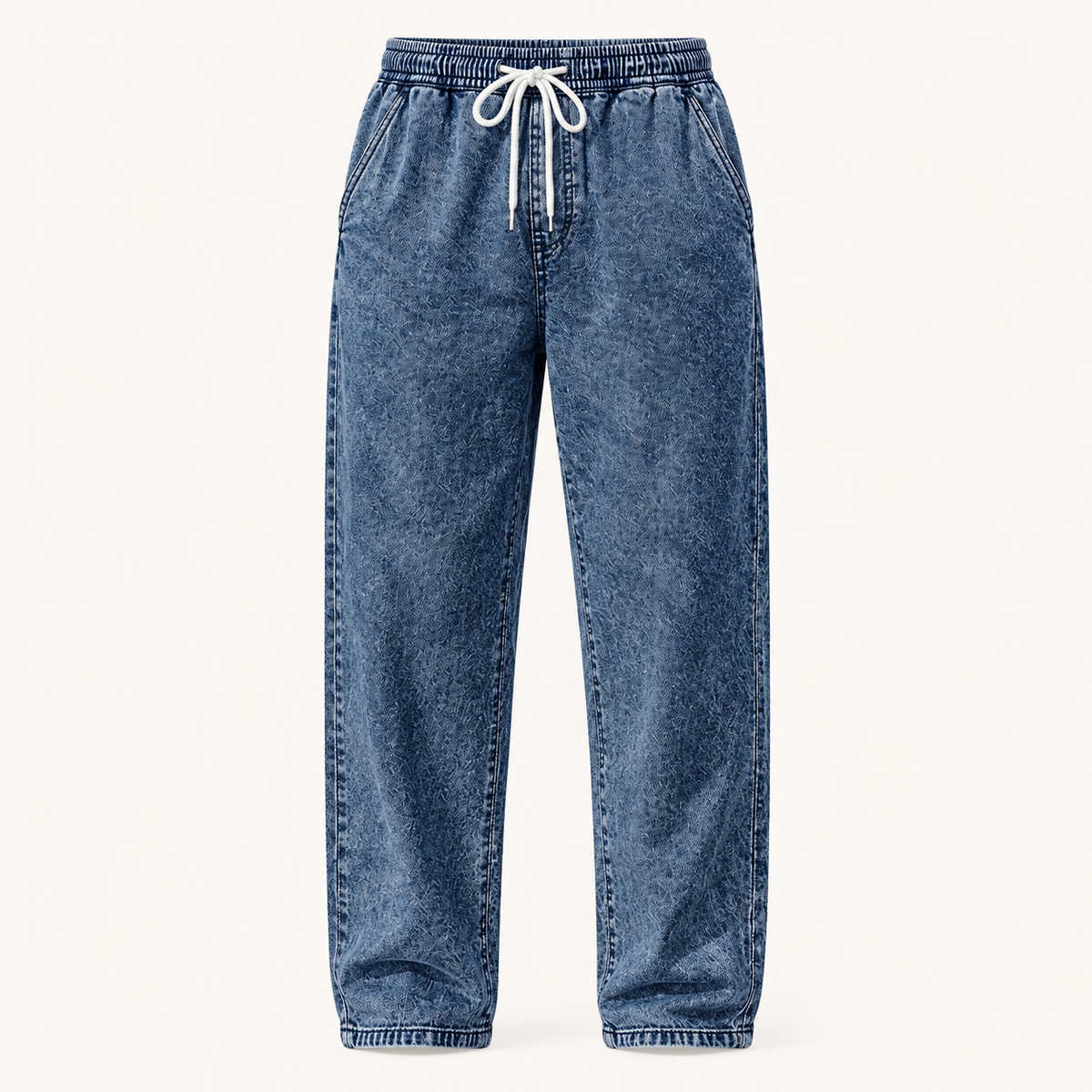 The Weston Drawstring Denim Pants