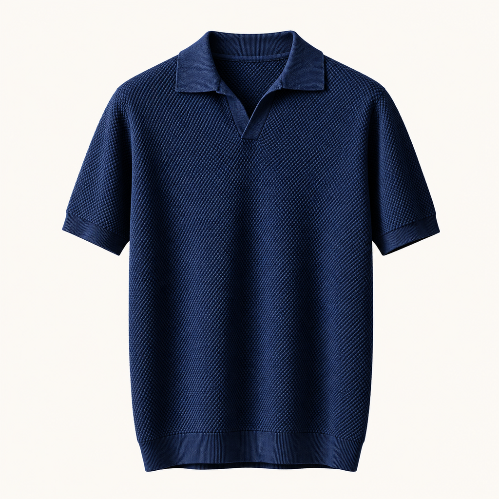 The Thatcher Waffle Knit Polo