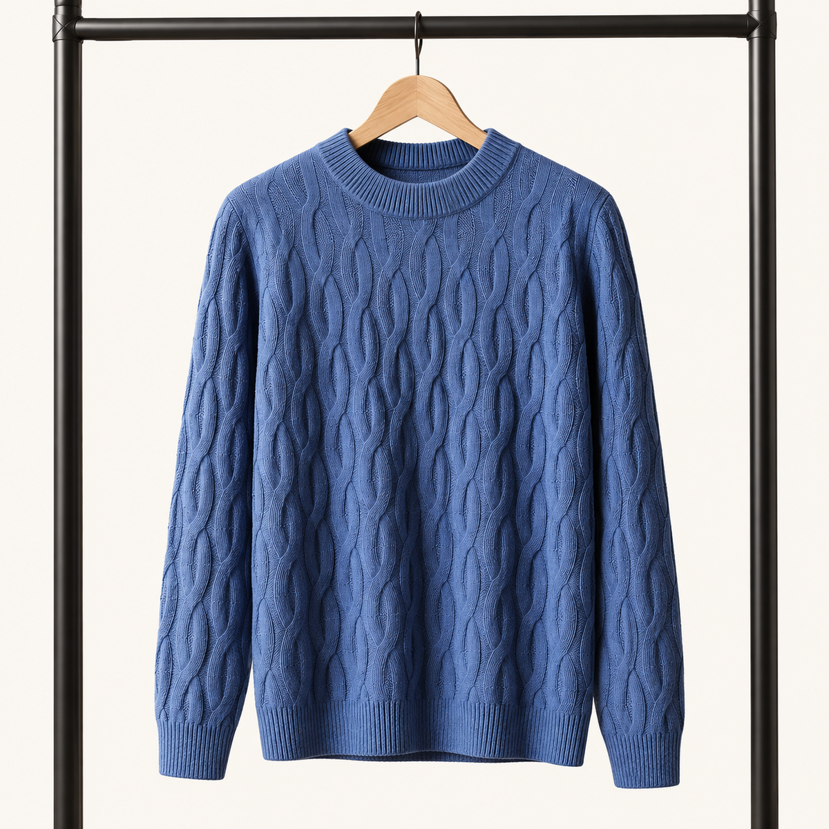 The Ellis Merino Wool Cable Knit Sweater