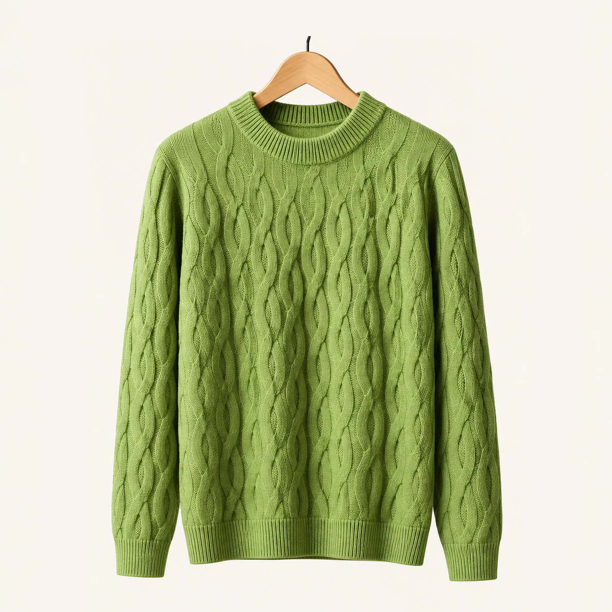 The Ellis Merino Wool Cable Knit Sweater