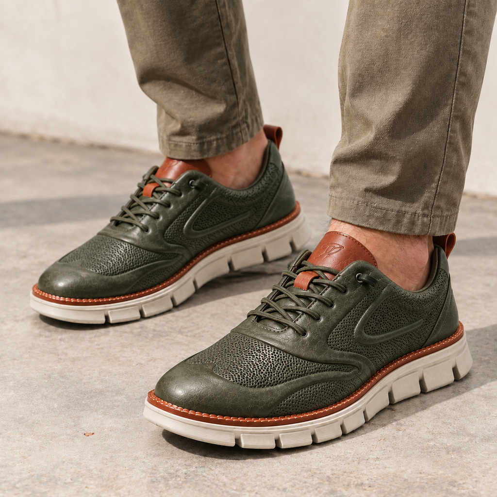 The Sovereign Leather Oxford Sneakers