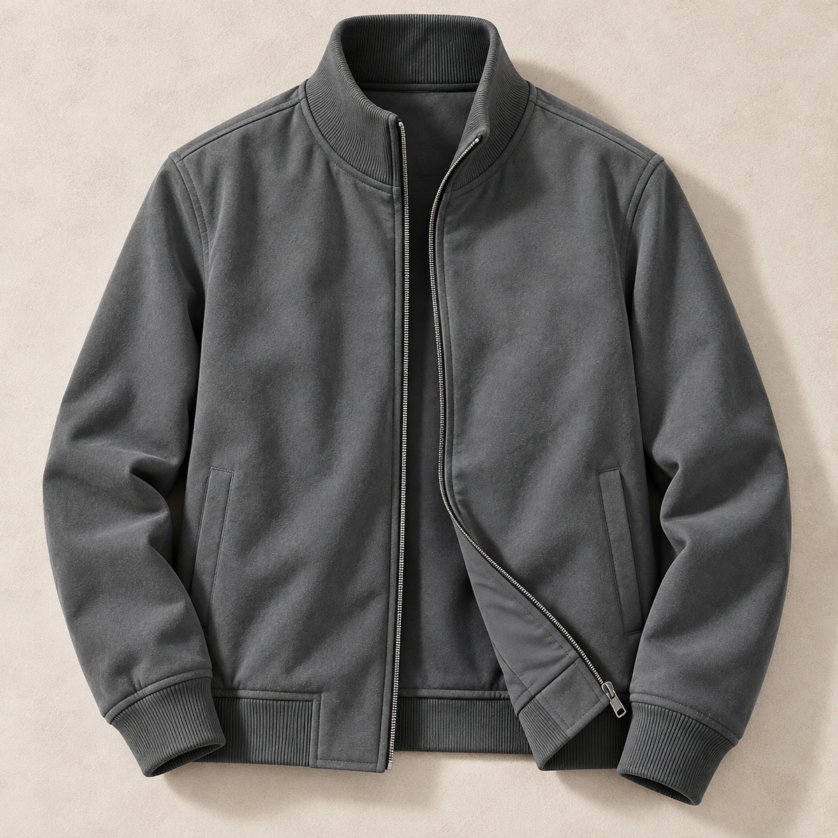 The Corrigan Suede Bomber Jacket