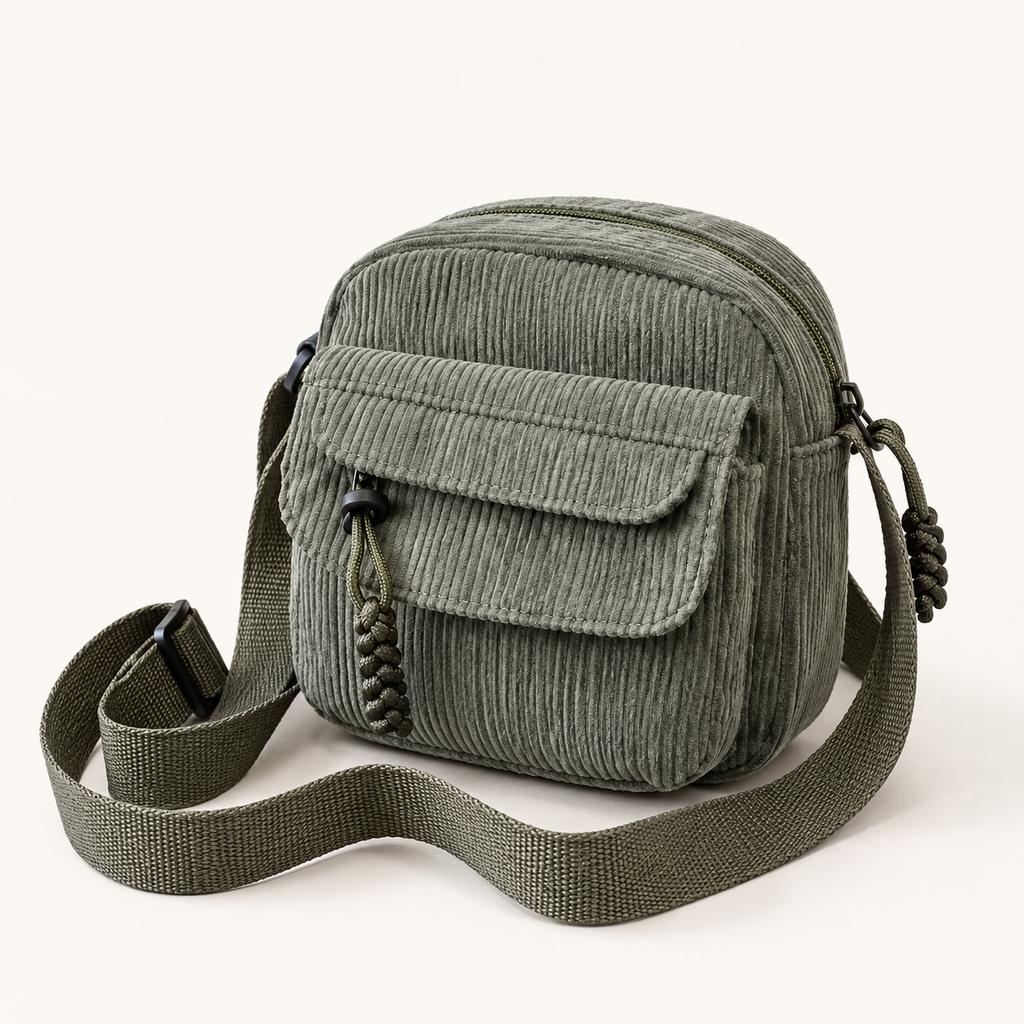 The Ellis Corduroy Crossbody Bag