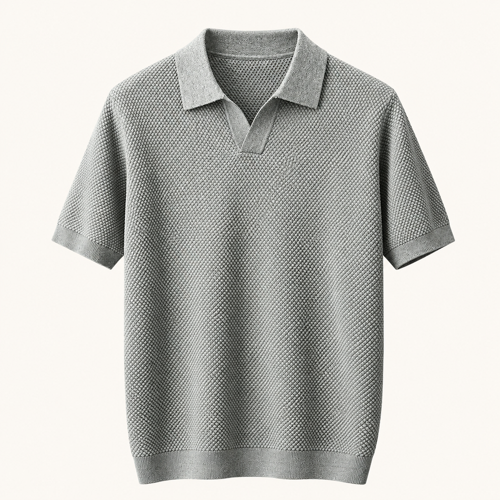 The Thatcher Waffle Knit Polo