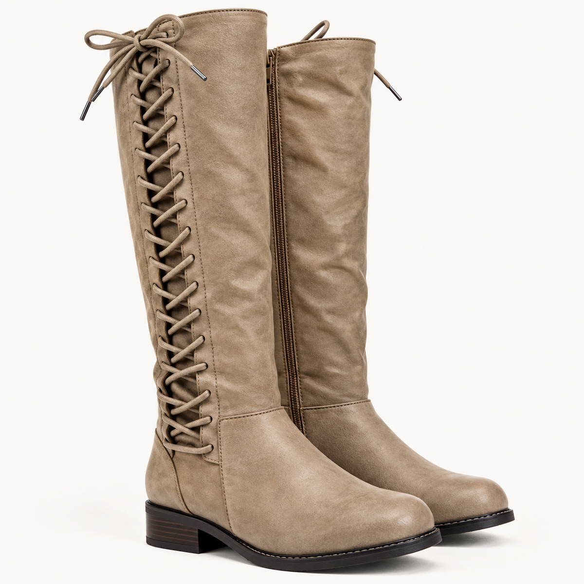 The Colette Side Lace Boots