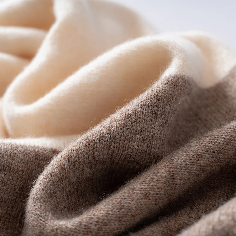 The Halloran Two-Tone Wool Scarf
