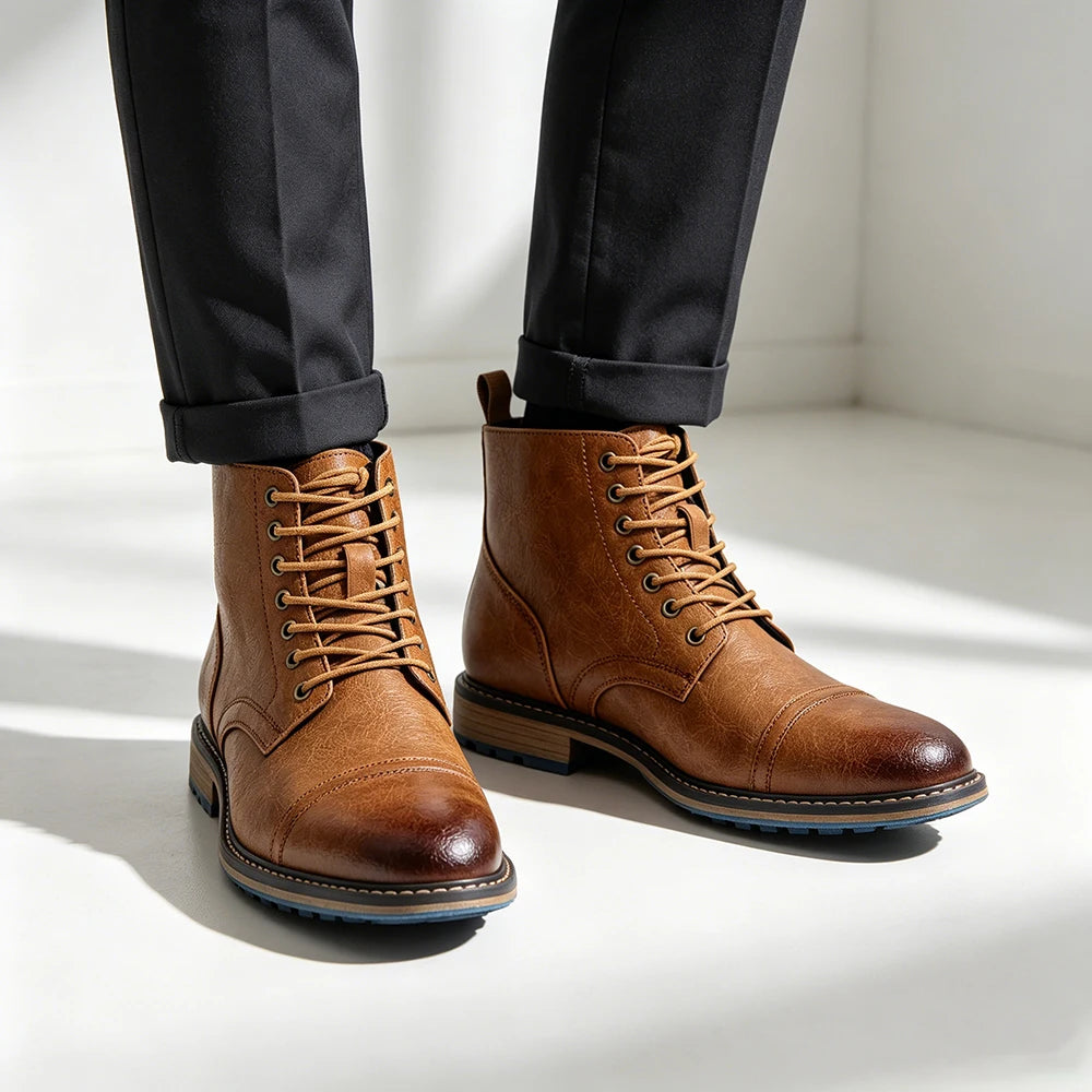 The Dunmore Cap-Toe Boot