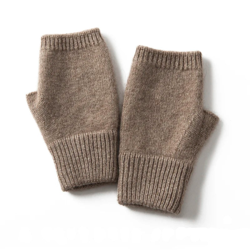 Elena Cashmere Fingerless Gloves
