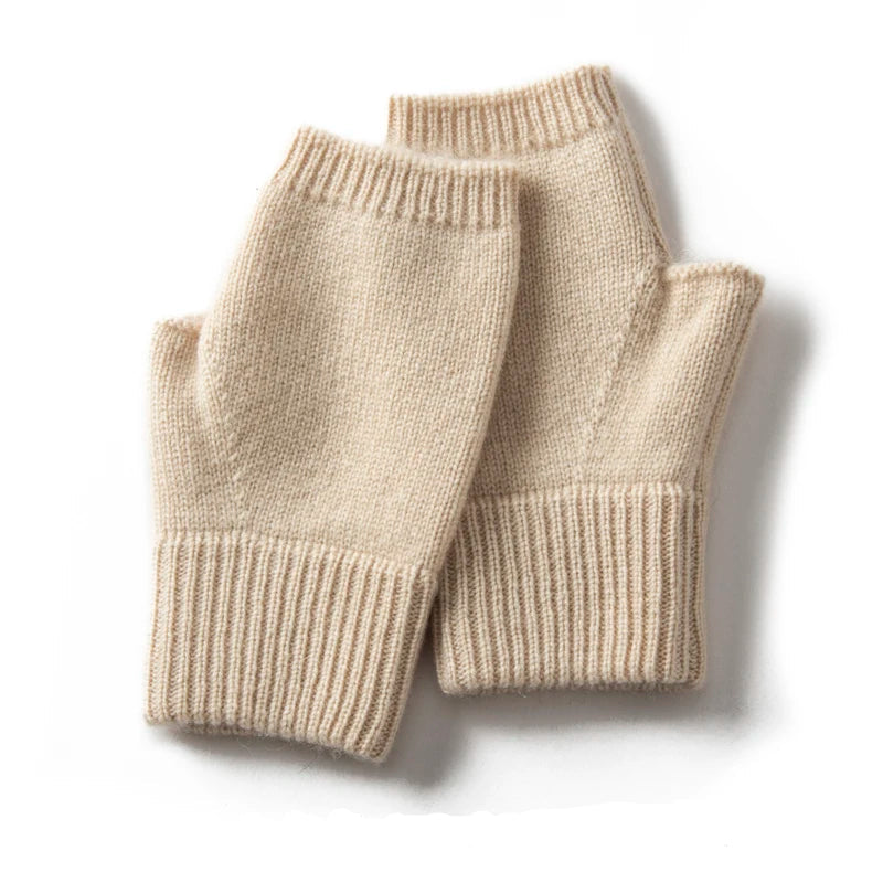Elena Cashmere Fingerless Gloves