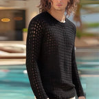 The Tolland Cotton Mesh Sweater