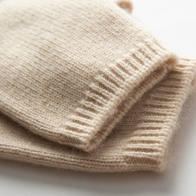 Elena Cashmere Fingerless Gloves
