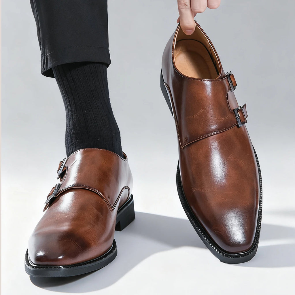 The Ravell Genuine Leather Monk Strap
