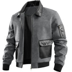 The Bennett Suede Bomber Jacket