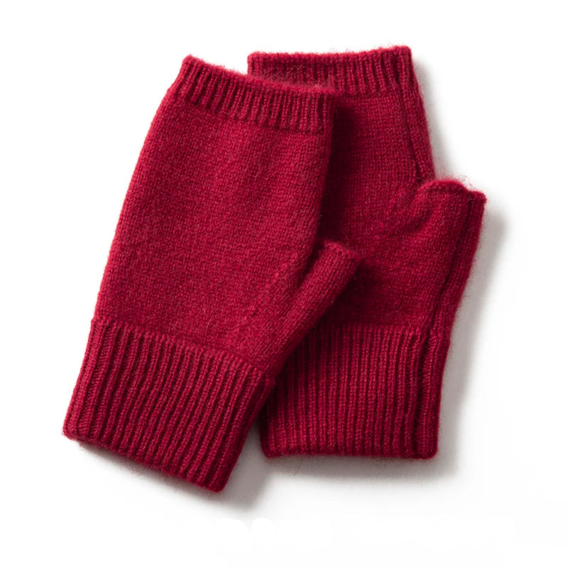 Elena Cashmere Fingerless Gloves