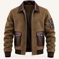 The Bennett Suede Bomber Jacket