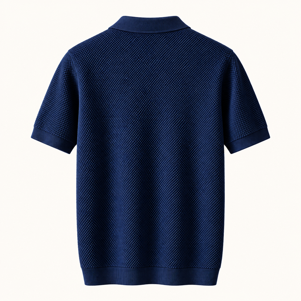 The Thatcher Waffle Knit Polo