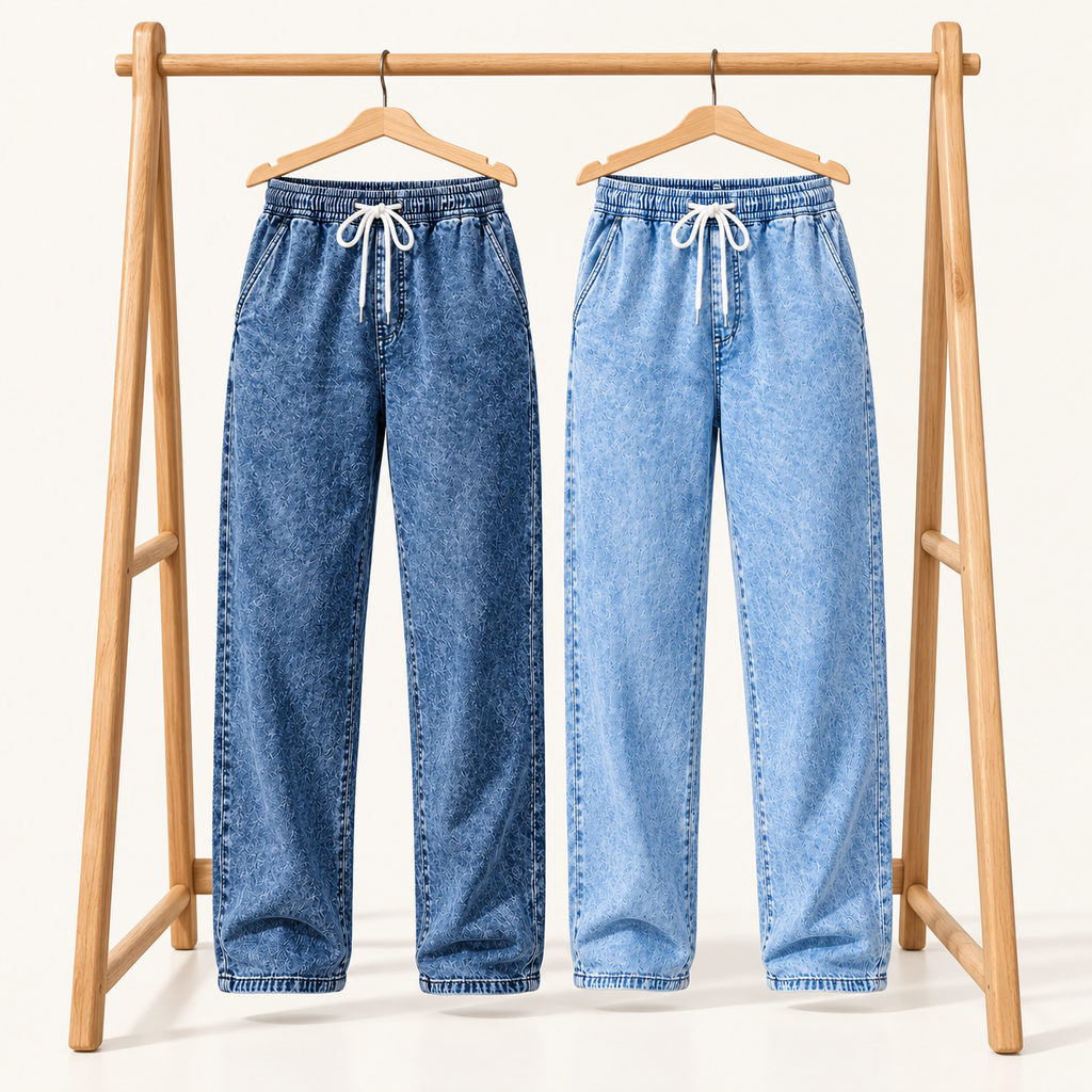 The Weston Drawstring Denim Pants