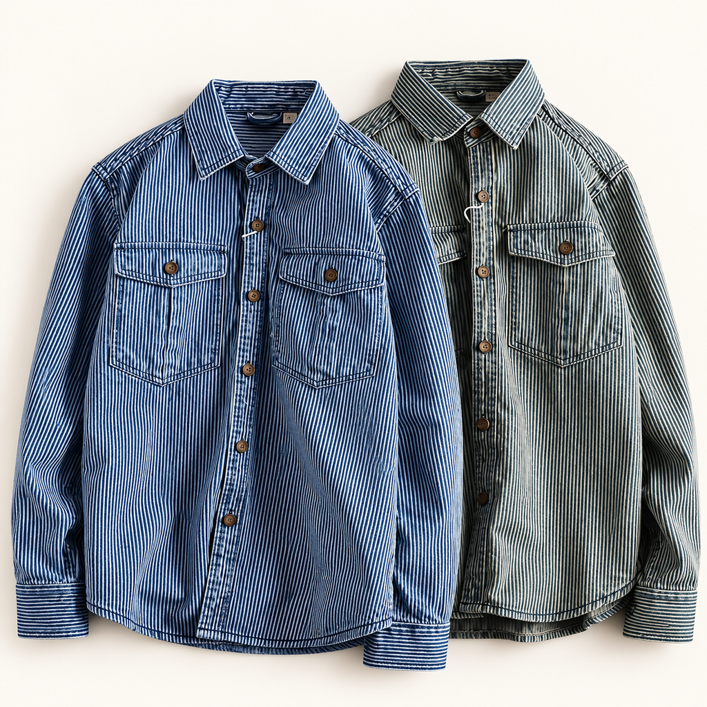 The Bennett Striped Denim Shirt