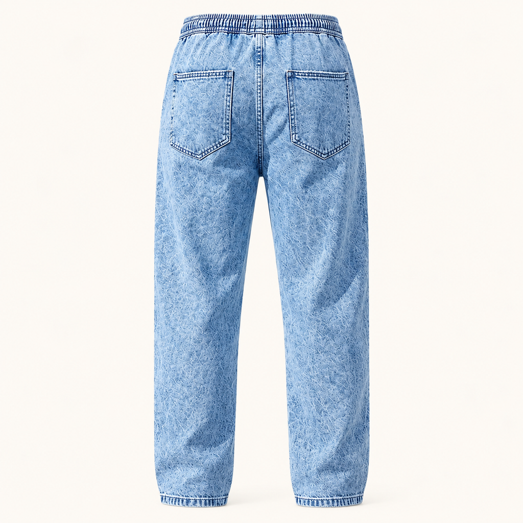 The Weston Drawstring Denim Pants