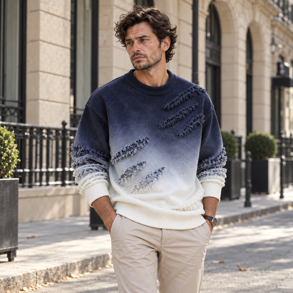 The Weston Ombre Knit Sweater