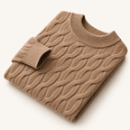 The Ellis Merino Wool Cable Knit Sweater